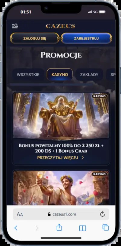 Cazeus casino online à France